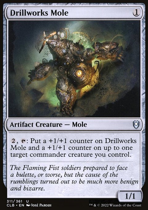 Drillworks Mole [Commander Legends: Battle for Baldur's Gate]