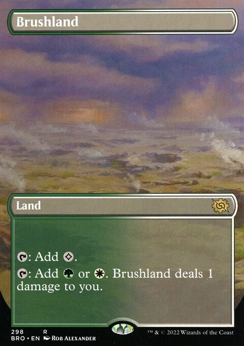 Brushland (Borderless Alternate Art) [The Brothers' War]