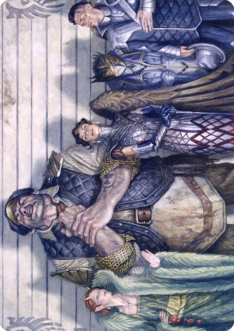 Rogues' Gallery Art Card (Gold-Stamped Signature) [Streets of New Capenna Art Series]