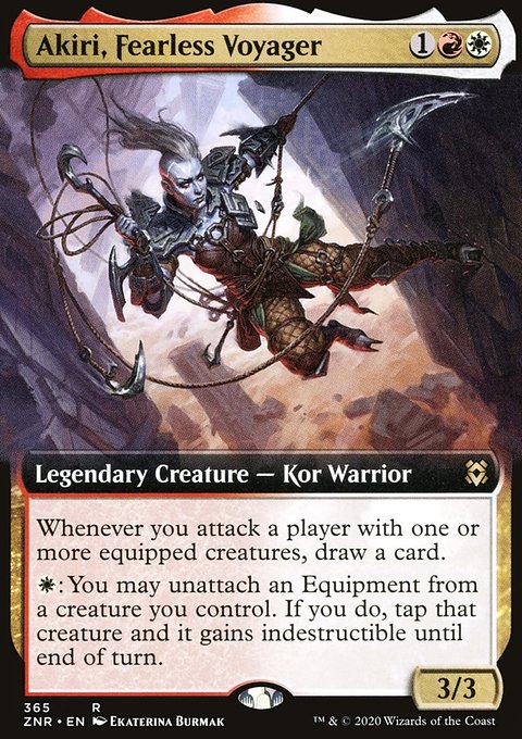 Akiri, Fearless Voyager (Extended Art) [Zendikar Rising]