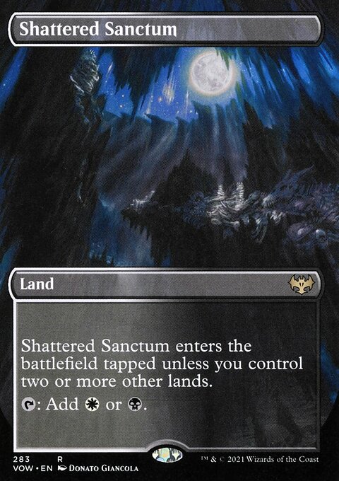 Shattered Sanctum (Borderless Alternate Art) [Innistrad: Crimson Vow]