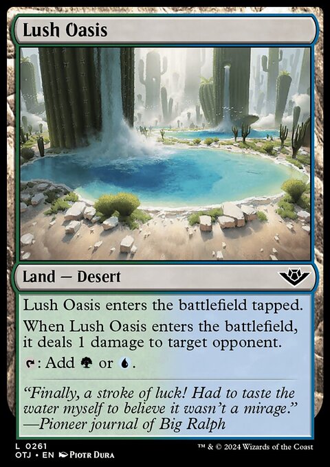 Lush Oasis [Outlaws of Thunder Junction]