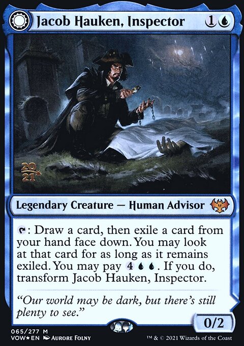 Jacob Hauken, Inspector // Hauken's Insight [Innistrad: Crimson Vow Prerelease Promos]