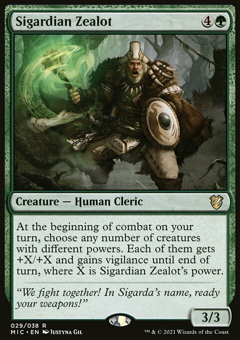 Sigardian Zealot [Innistrad: Midnight Hunt Commander]