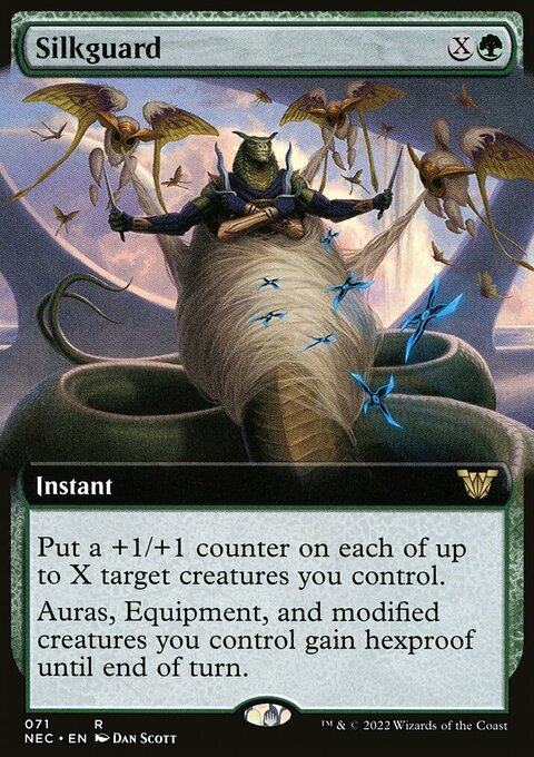 Silkguard (Extended Art) [Kamigawa: Neon Dynasty Commander]