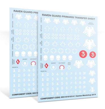 Warhammer 40,000: Raven Guard Primaris Upgrades & Transfers