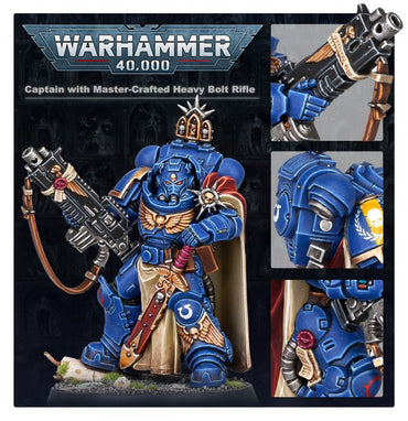 Warhammer 40,000: Space Marine Captain w/ Master-Crafted Bolt Rifle