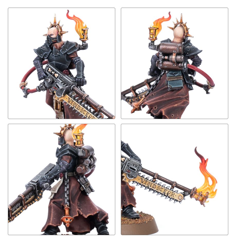 Warhammer 40,000: Adepta Sororitas - Ministorum Priest With Vindictor