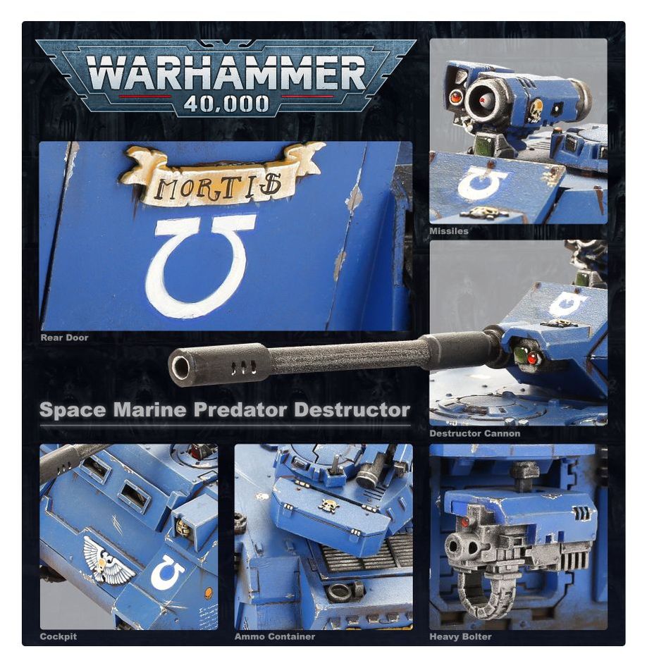 Warhammer 40,000: Space Marines Predator 2020