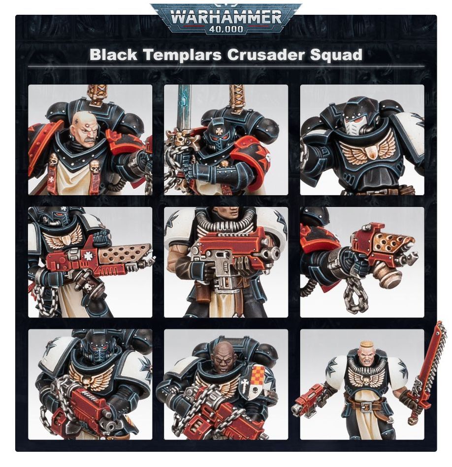 Warhammer 40,000: Black Templars: Primaris Crusader Squad