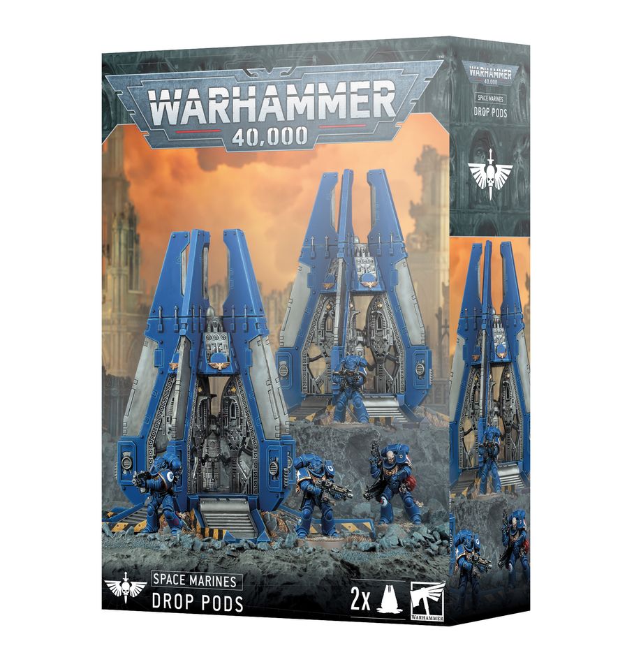 Warhammer 40,000: Space Marines Drop Pods