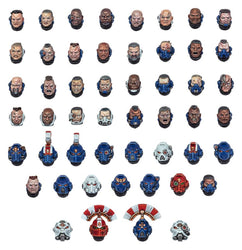 Warhammer 40,000: Space Marine Heads - Local Pick-up only