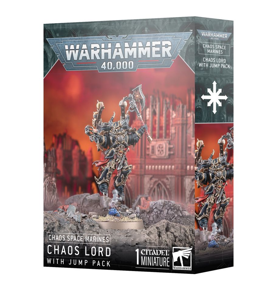 Warhammer 40,000: Chaos Space Marines – Chaos Lord with Jump Pack