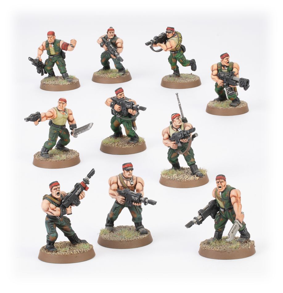 Warhammer 40,000: Astra Militarum Catachan Jungle Fighters - Local pick-up only