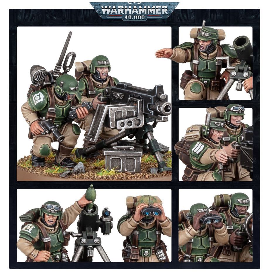 Warhammer 40,000: Astra Militarum: Cadian Heavy Weapons Squad