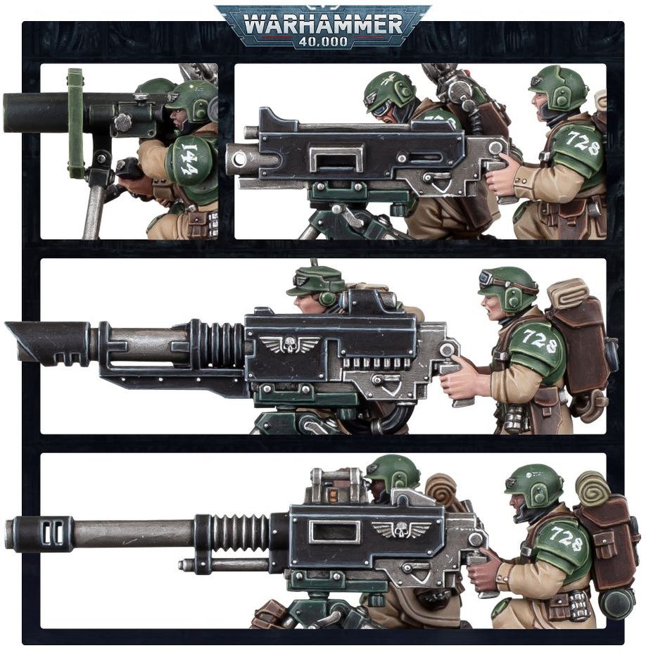 Warhammer 40,000: Astra Militarum: Cadian Heavy Weapons Squad