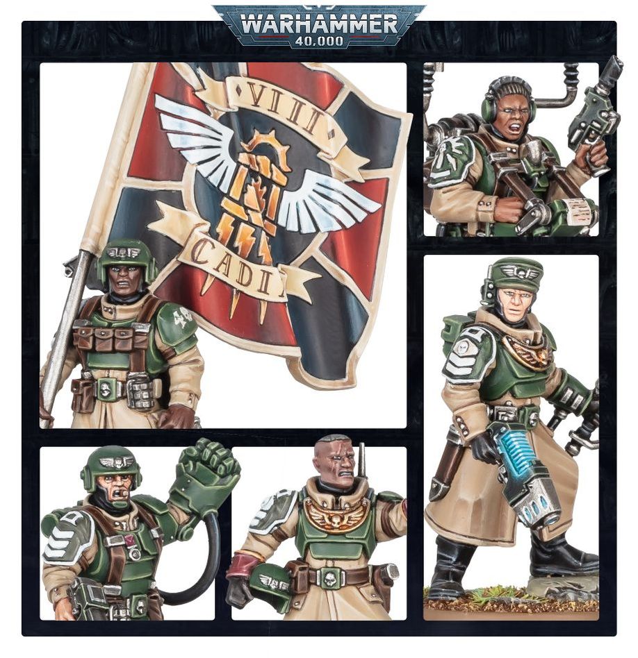 Warhammer 40,000: Astra Militarum: Cadian Command Squad