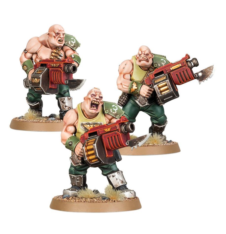 Warhammer 40,000: Militarum Auxilla: Bullgryns/Ogryns