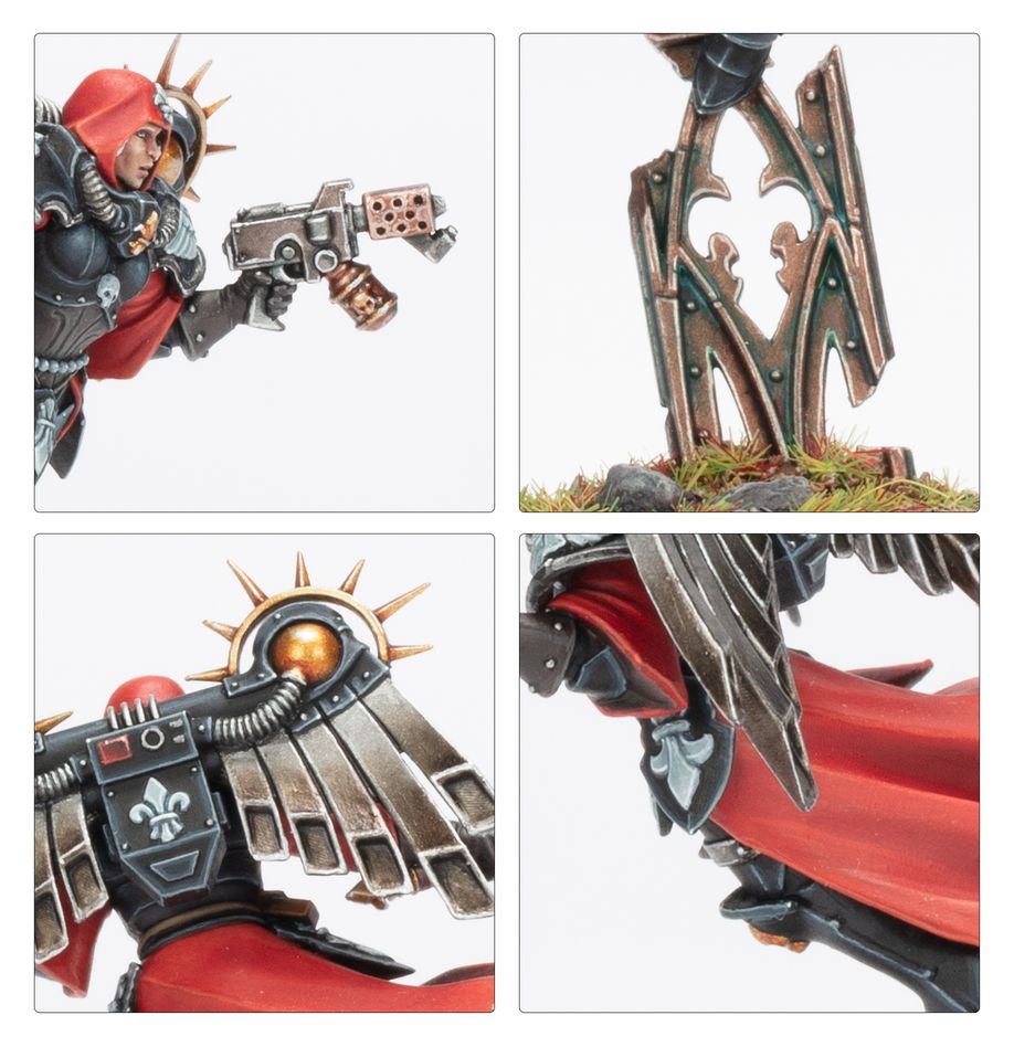 Warhammer 40,000: Adepta Sororitas Canoness with Jump Pack