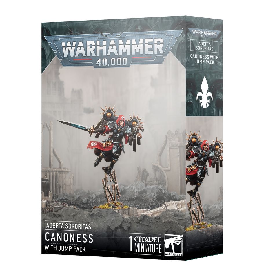 Warhammer 40,000: Adepta Sororitas Canoness with Jump Pack