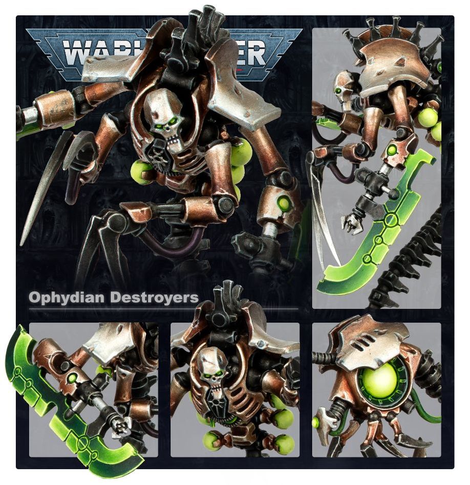 Warhammer 40,000: Necrons Ophydian Destroyers