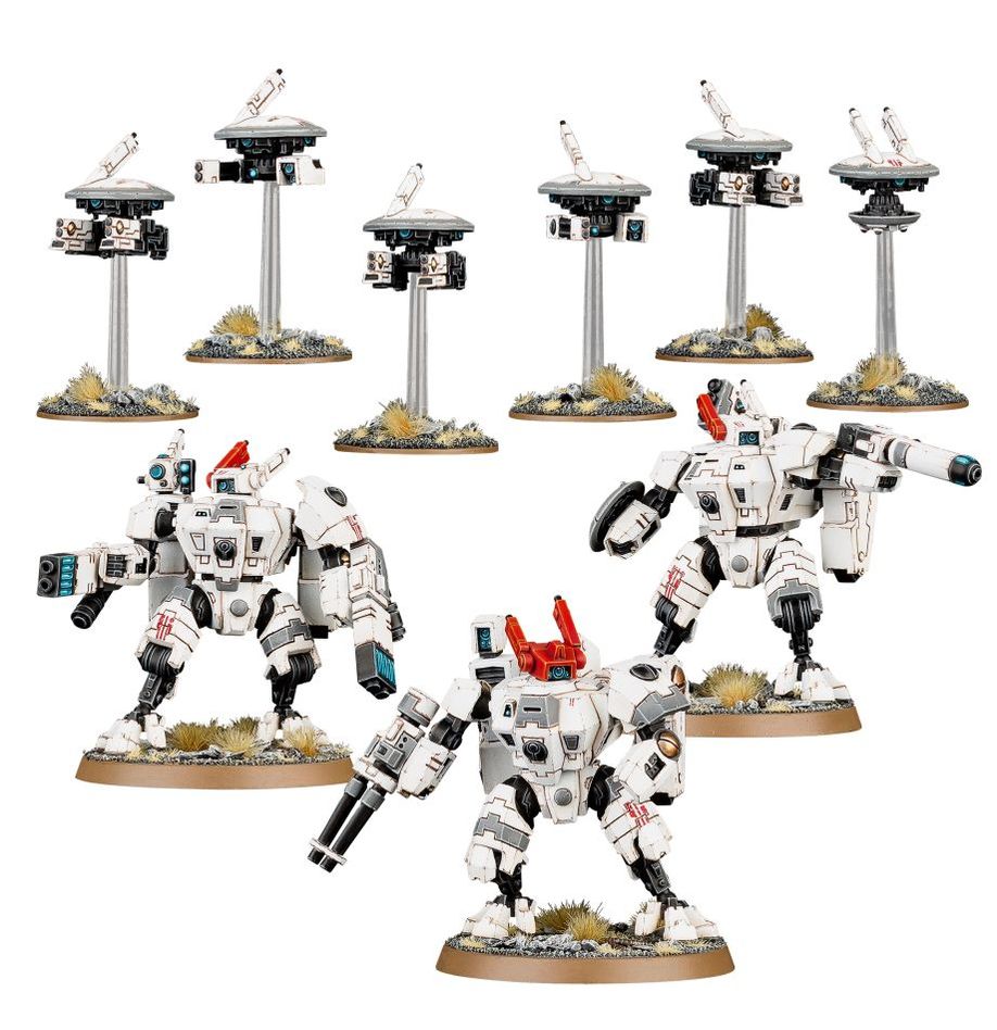 Warhammer 40,000: Tau Empire: XV8 Crisis Battlesuits