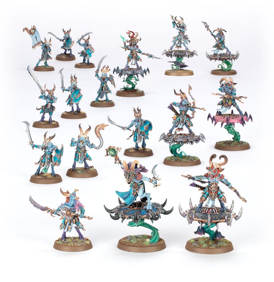 Age of Sigmar: Spearhead: Disciples of Tzeentch – Tzaangor Warflock