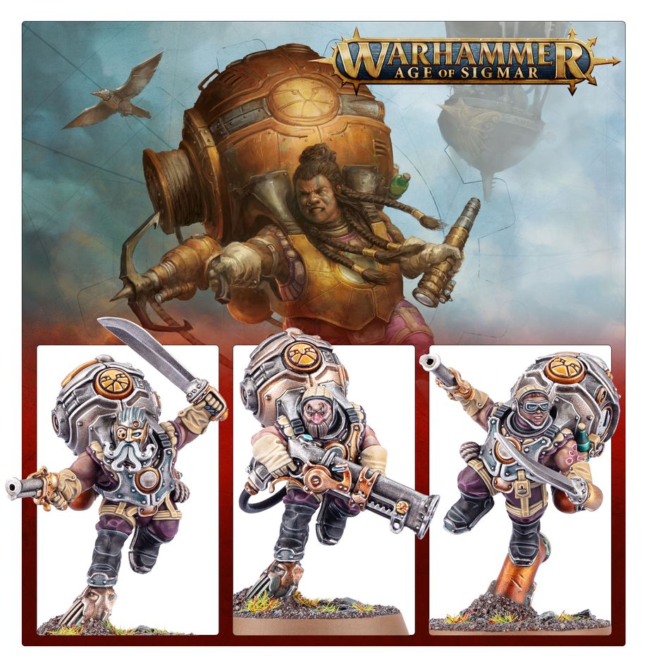 Age of Sigmar: Kharadron Overlords: Vongrim Harpoon Crew