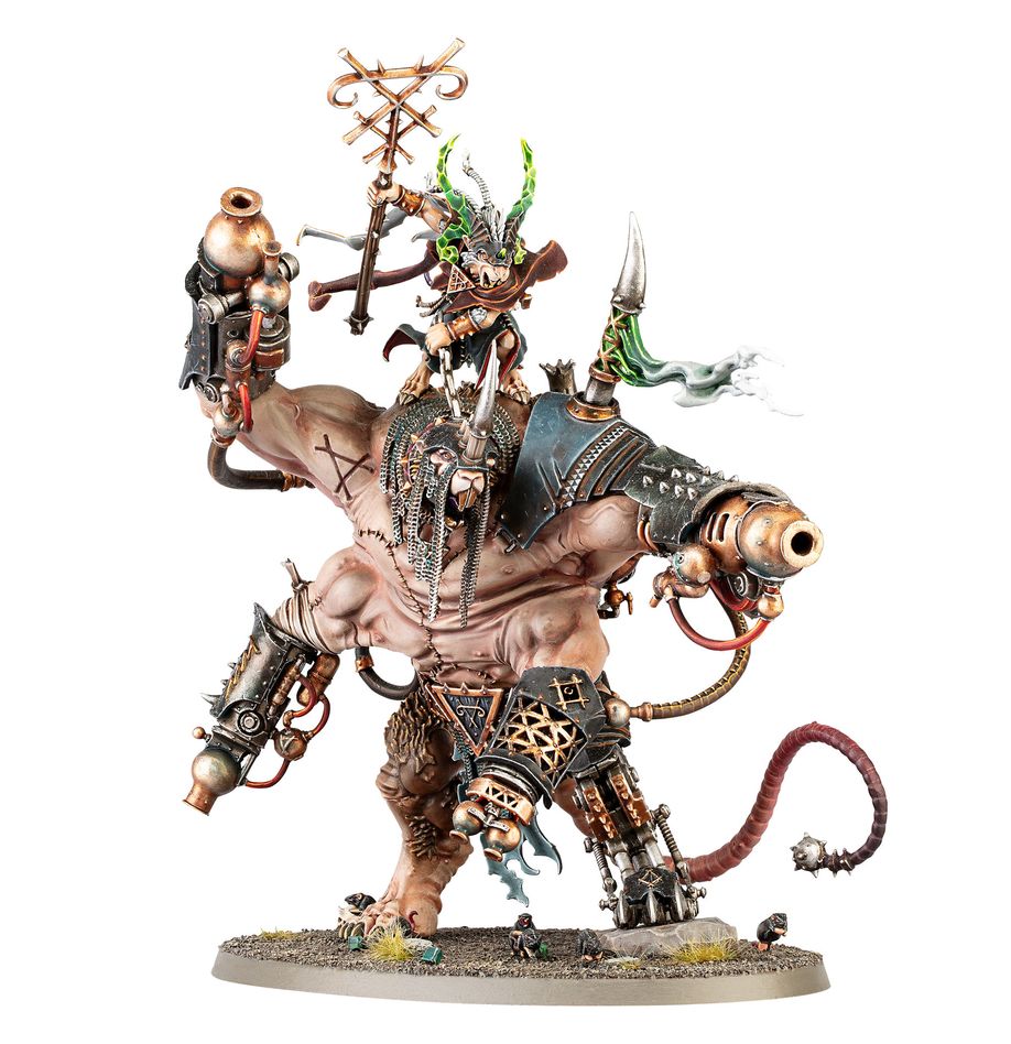 Age of Sigmar: Skaven: Thanquol on Boneripper