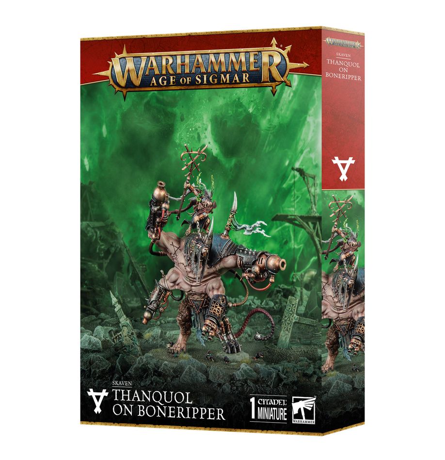 Age of Sigmar: Skaven: Thanquol on Boneripper