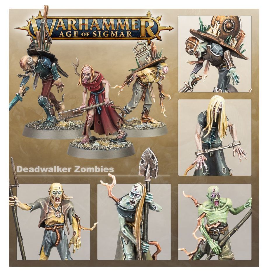 Age of Sigmar: Soulblight Gravelords: Deadwalker Zombies