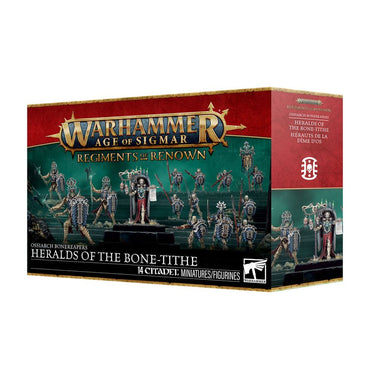 Age of Sigmar: Ossiarch Bonereapers Regiment of Renown: Heralds of the Bone-tithe
