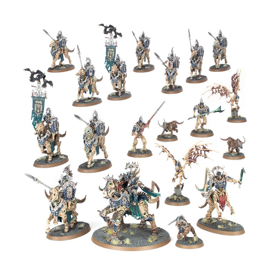 Age of Sigmar: Spearhead: Ossiarch Bonereapers – Kavalos Vanguard