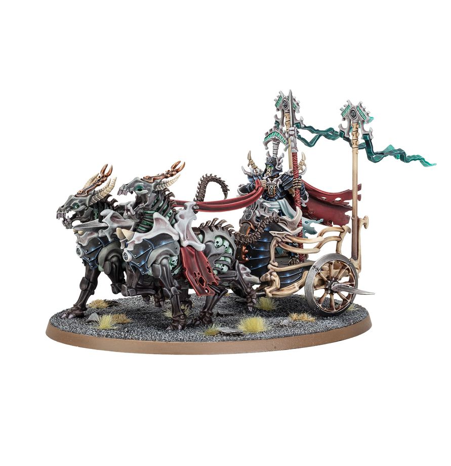 Age of Sigmar: Ossiarch Bonereapers Liege-Kavalos on War Chariot