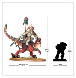 Age of Sigmar: Seraphon: Saurus Scar-Veteran on Aggradon