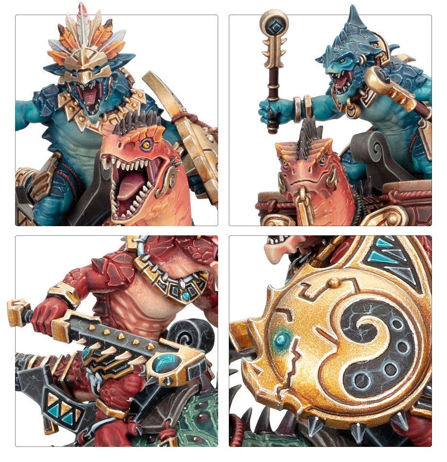 Age of Sigmar: Seraphon: Aggradon Lancers