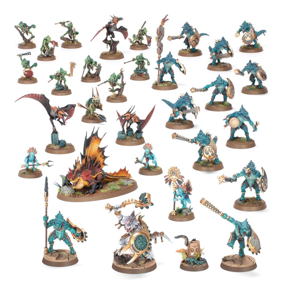 Age of Sigmar: Spearhead: Seraphon – Sunblooded Prowlers