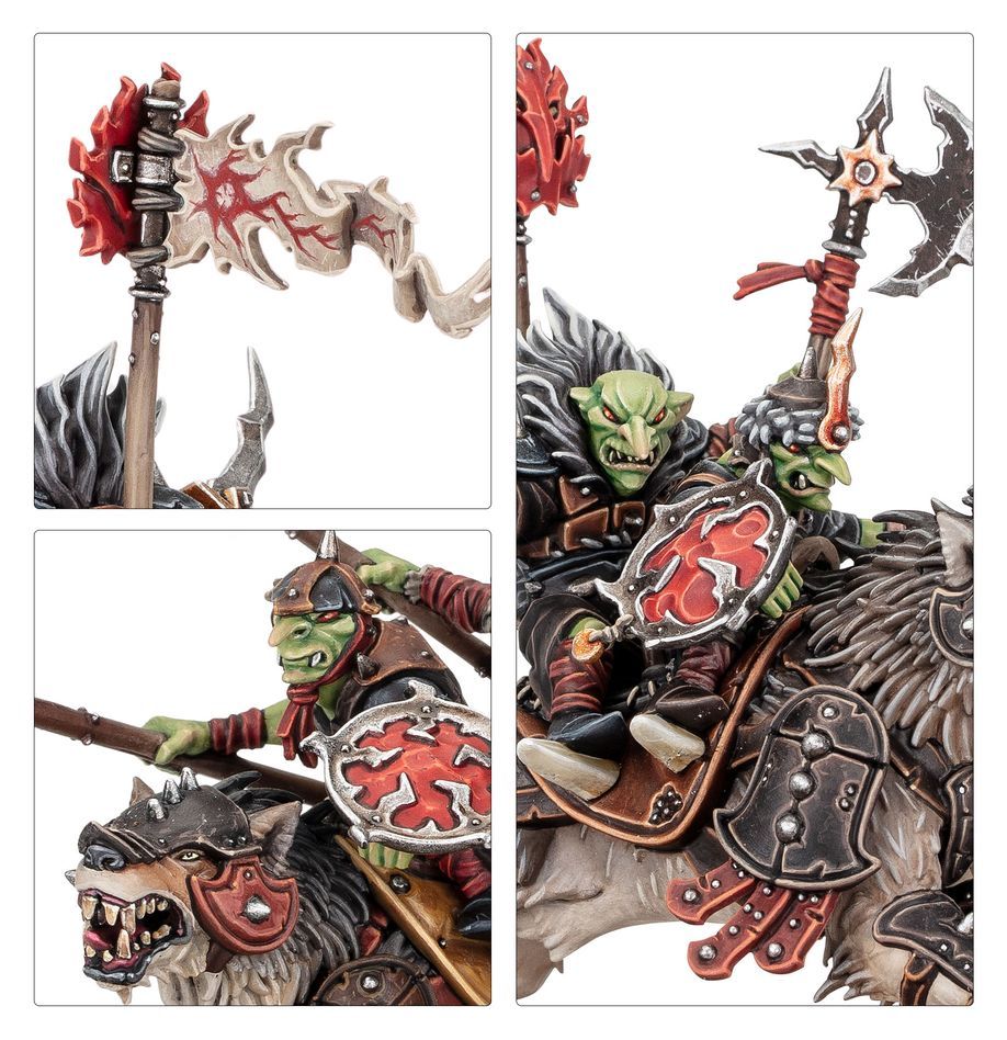 Age of Sigmar: Spearhead: Gloomspite Gitz – Snarlpack Huntaz