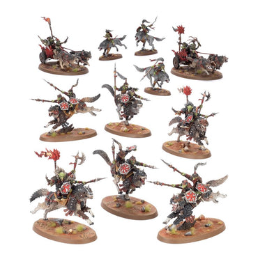 Age of Sigmar: Spearhead: Gloomspite Gitz – Snarlpack Huntaz