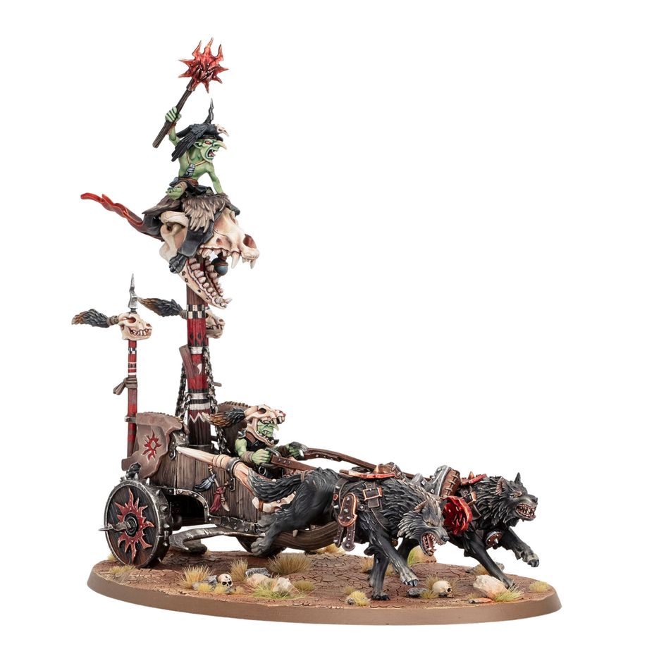 Age of Sigmar: Gloomspite Gitz: Snarlboss on War-Wheela