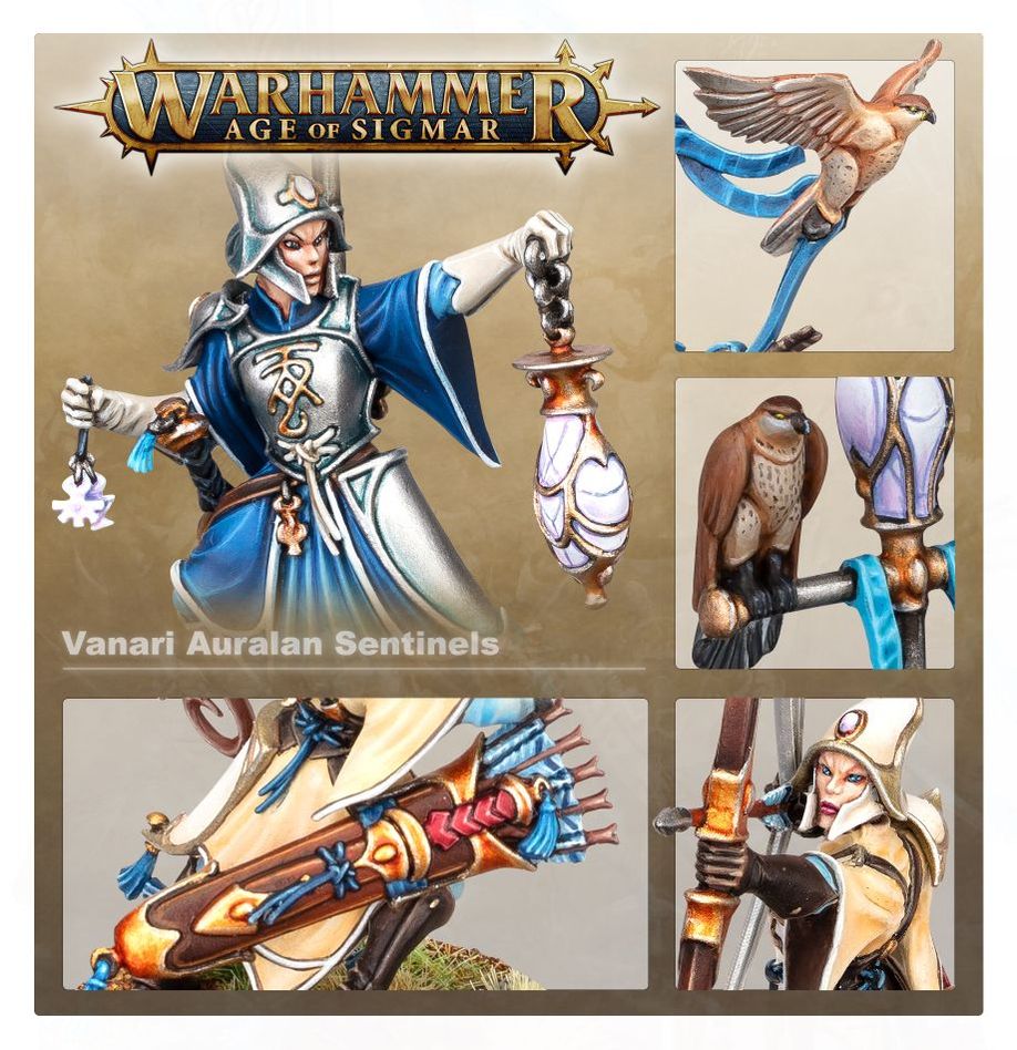 Warhammer Age of Sigmar: Lumineth Realm-Lords - Vanari Auralan Sentinels