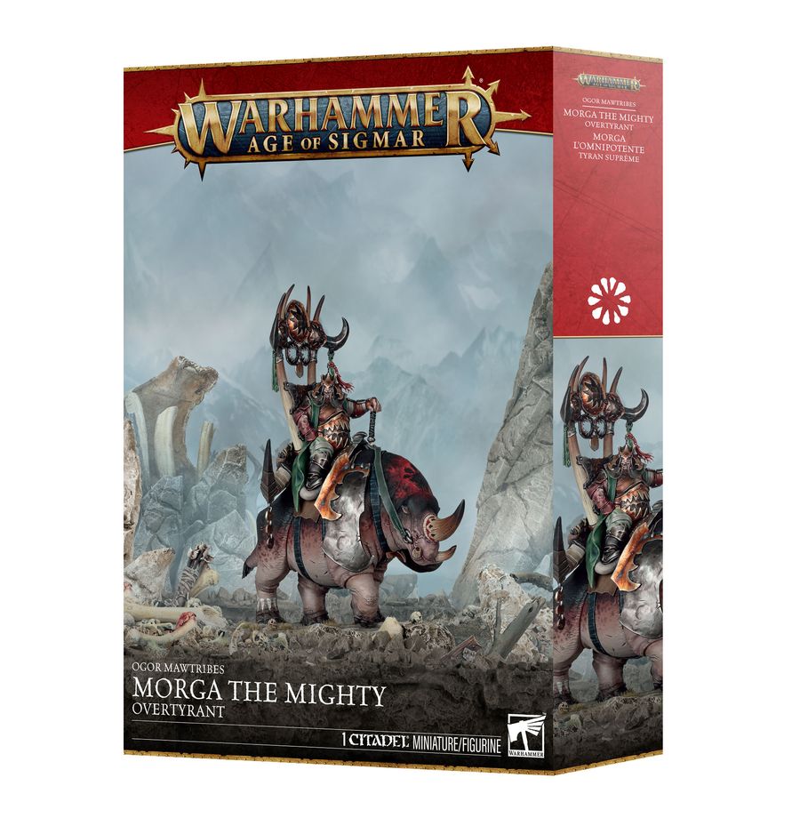 Warhammer: Age of Sigmar: Morga the Mighty – Overtyrant / Tyrant on Glutthorn
