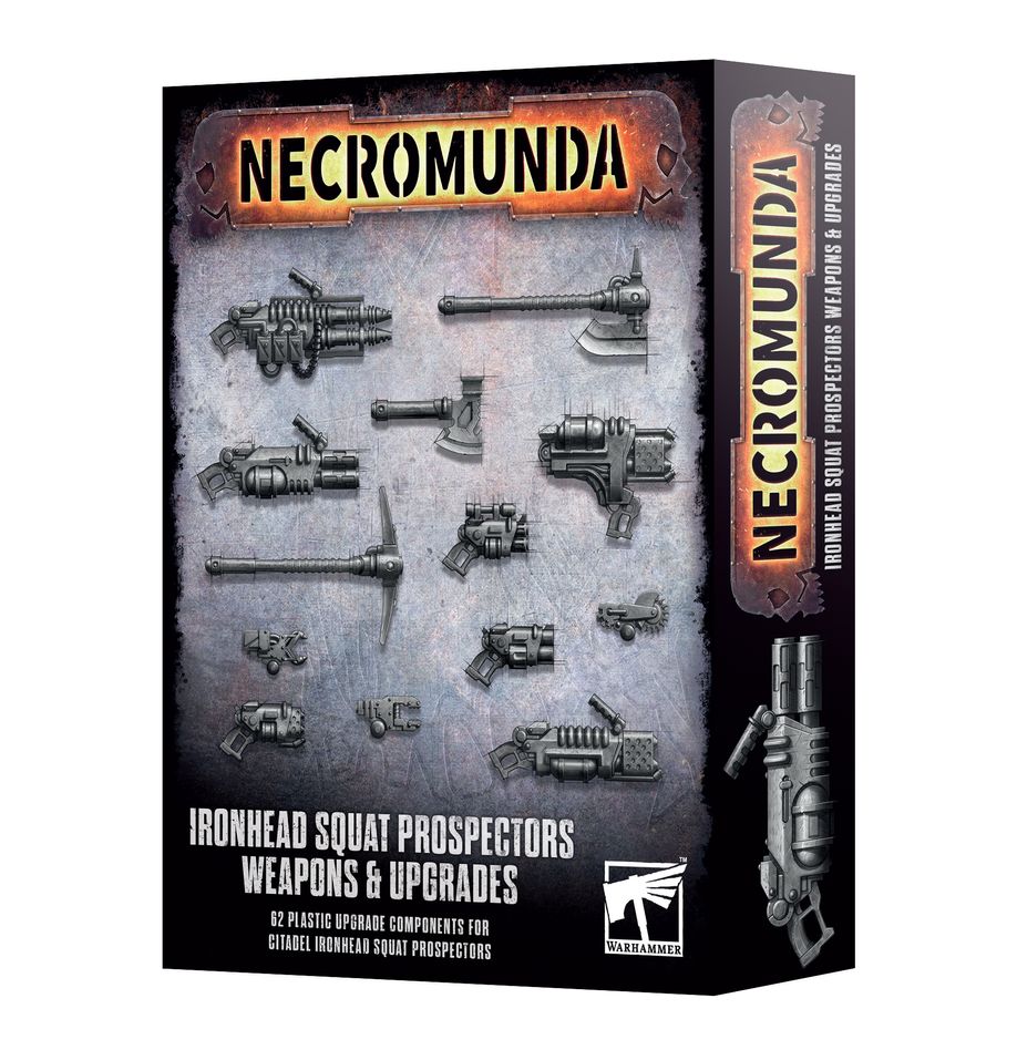 Necromunda: Ironhead Squat Prospectors Weapons & Upgrades