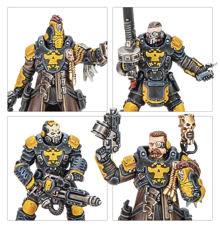 Necromunda: Palanite Enforcer Captains & Sergeants