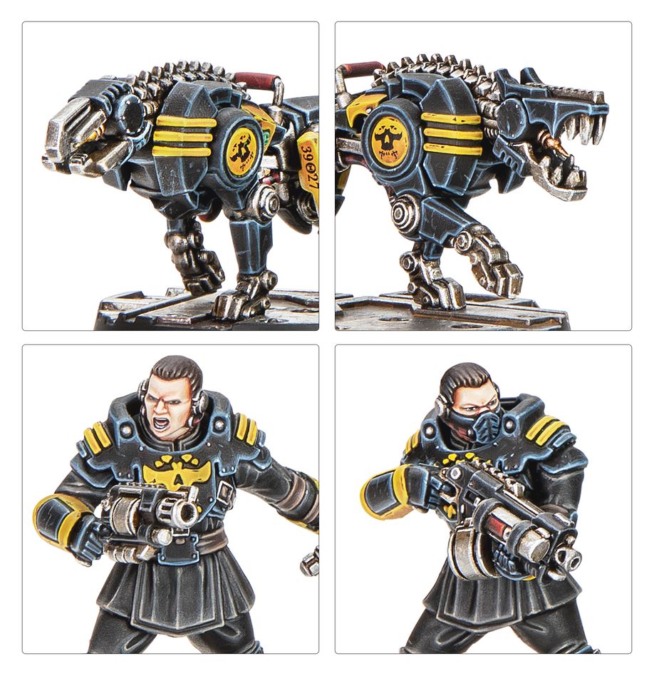 Necromunda: Palanite Enforcer Captains & Sergeants