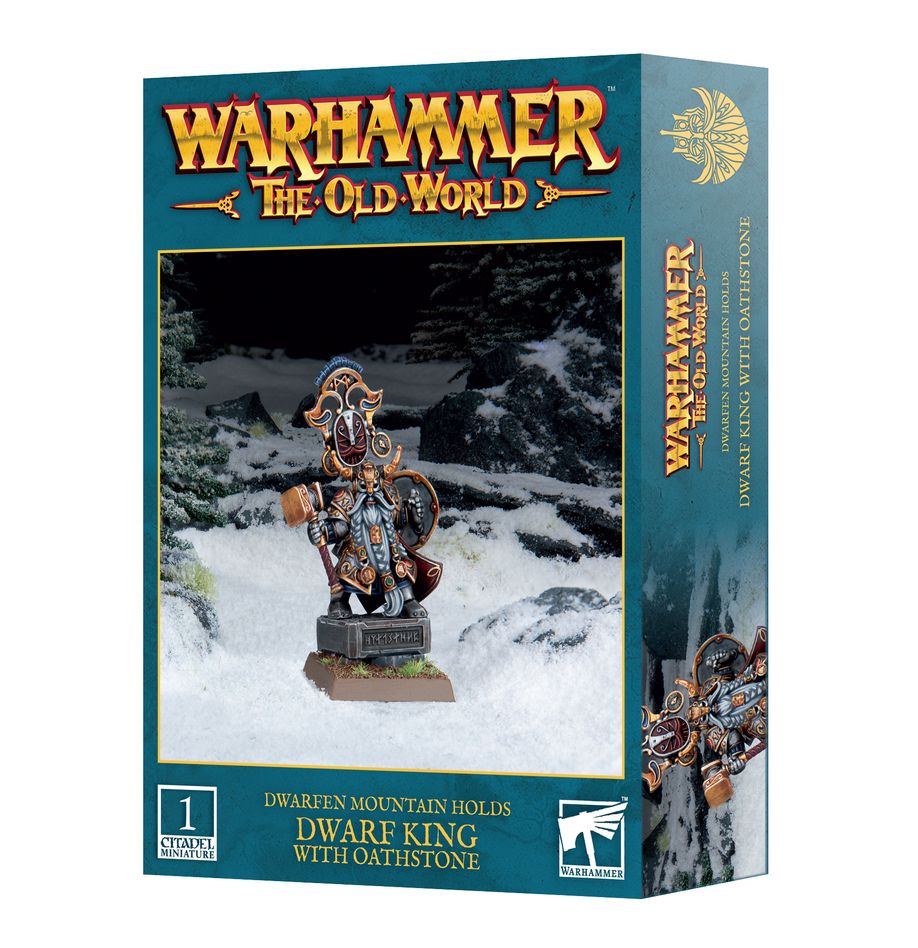 Warhammer Fantasy: Dwarfen Mountain Holds: Dwarf King with Oathstone