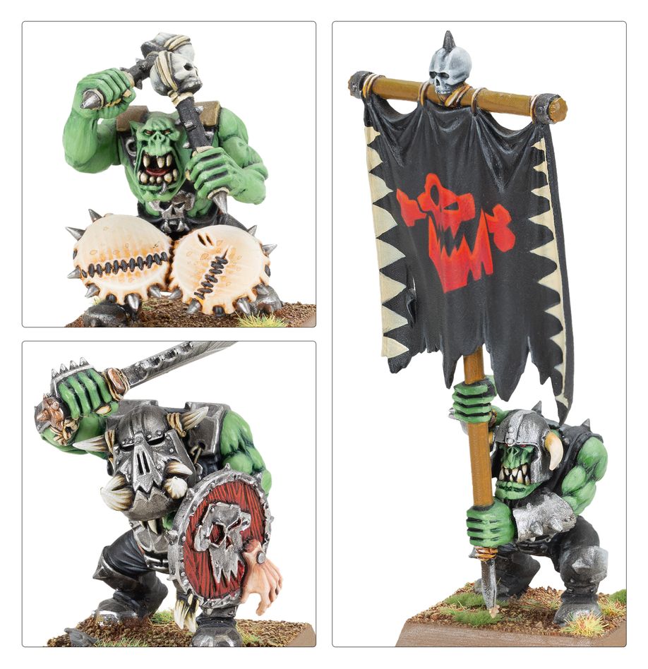 Warhammer Fantasy: Orc & Goblin Tribes: Orc Boyz & Orc Arrer Boyz Mobs