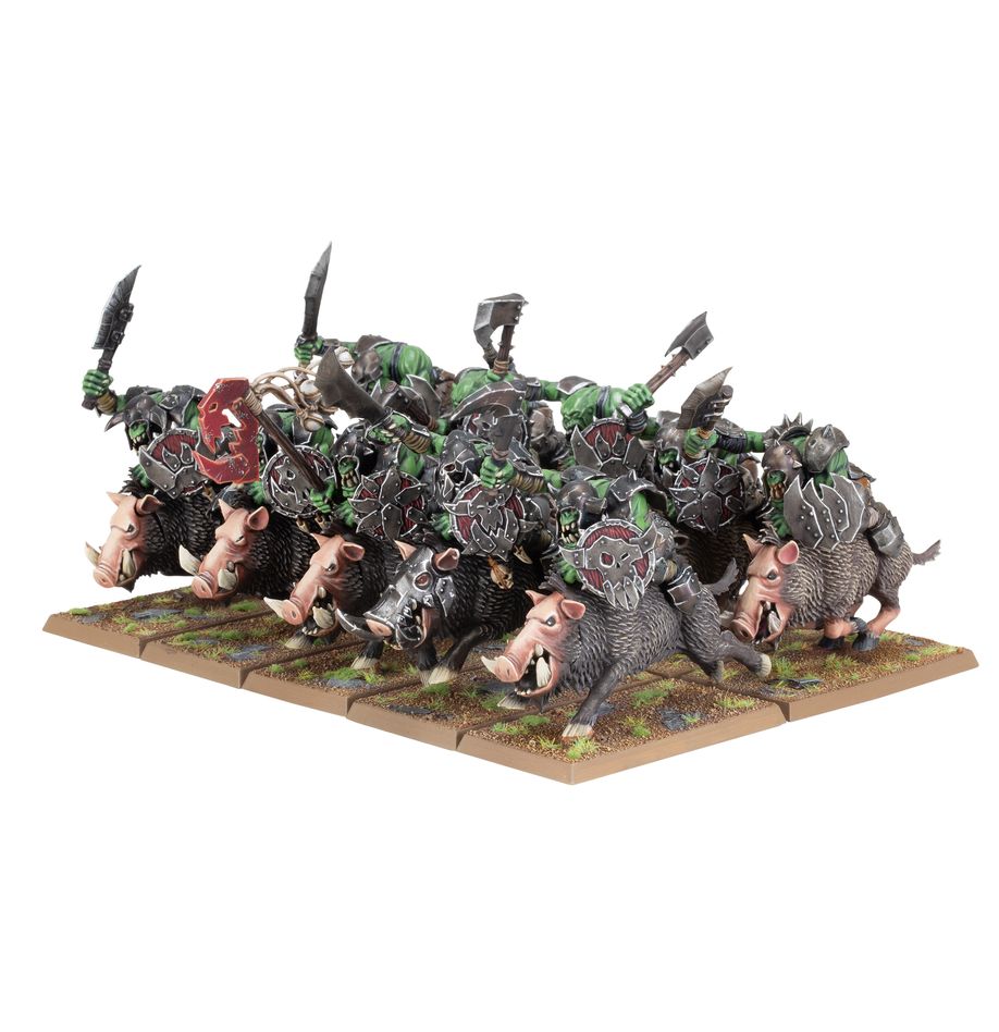 Warhammer Fantasy: Orc & Goblin Tribes: Orc Boar Boyz Mob