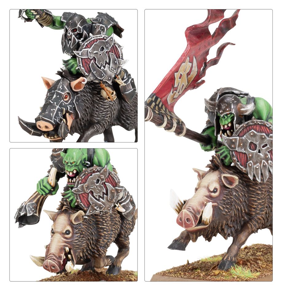 Warhammer Fantasy: Orc & Goblin Tribes: Orc Boar Boyz Mob