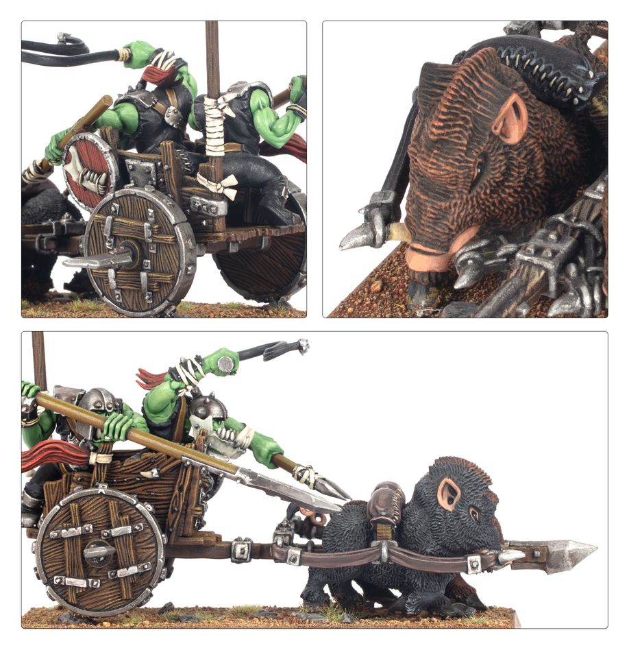 Warhammer Fantasy: Orc & Goblin Tribes: Orc Boar Chariots